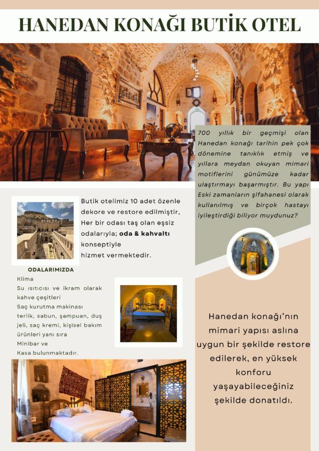 Hanedan Konagi Butik Otel Deluxe King Triple Room Anka Mardin Eksteriør bilde